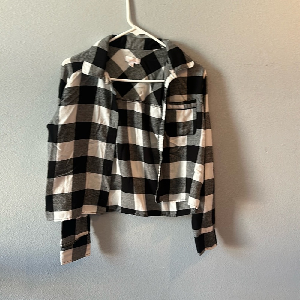 Black and white flannel